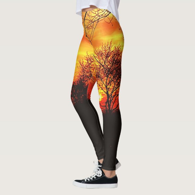  AUTUMN SKY COLORS  LEGGINGS (Left)