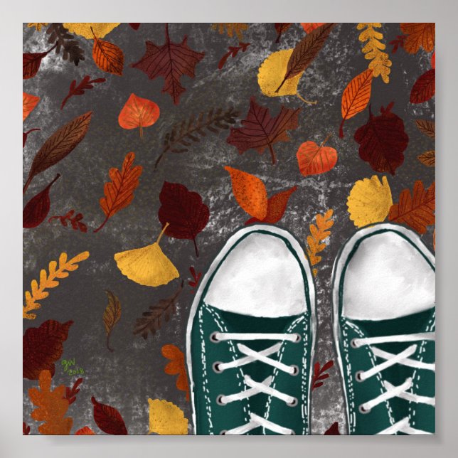 Autumn Sneakers Poster (Front)