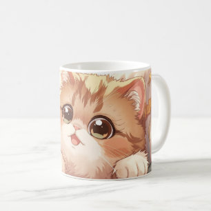  “Autumn Snuggle Scottish Fold” Cute Scottish Fold Coffee Mug