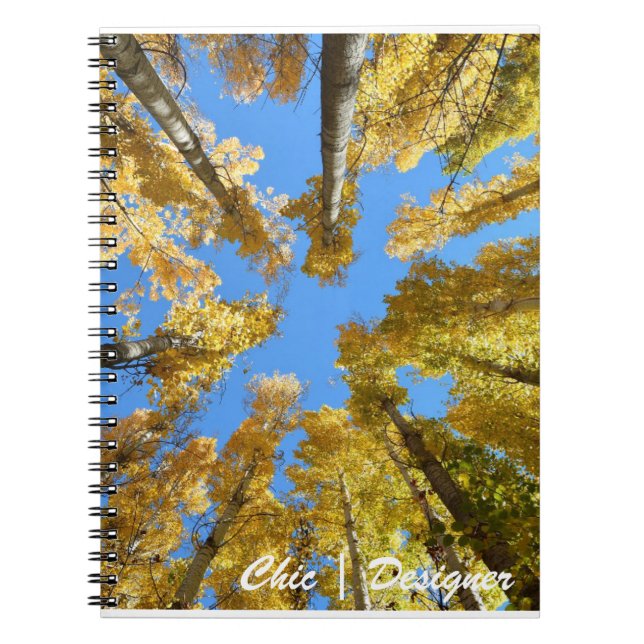 Autumn Spiral Photo Notebook (Front)