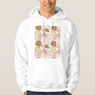 Autumn Splendor: Leaf Seamless Pattern Hoodie