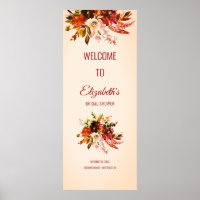 Autumn Splendour Floral Blushed Ivory Bridal Showe