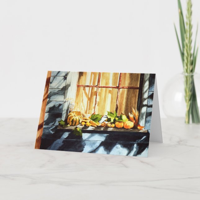 Autumn Splendour Holiday Card (Front)