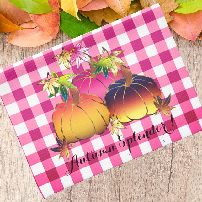 Autumn Splendour Whimsical Tea Towel (Creator Uploaded)