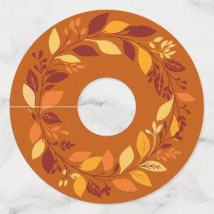 "Autumn Splendour" Wine Glass Tag