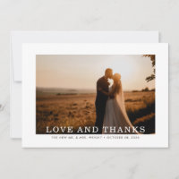 Autumn Sprig Love and Thanks Wedding