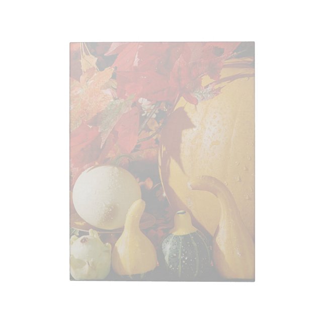 Autumn Squash Notepad (Rotated)