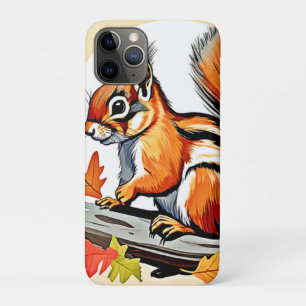 Autumn Squirrel Charm Design Case-Mate iPhone Case