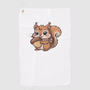 autumn squirrel Classic T-Shirt Golf Towel