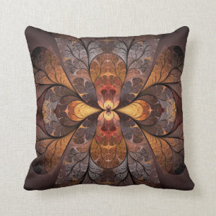 Autumn Stained Glass Cushion