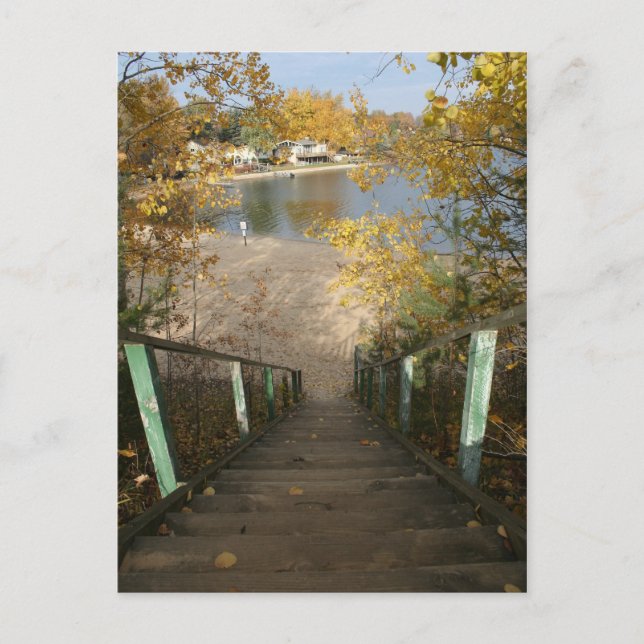 Autumn Staircase Postcard (Front)