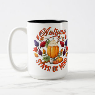 Autumn State Of Mind Two-Tone Coffee Mug