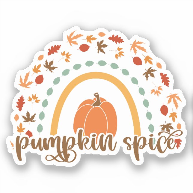 Autumn Sticker Pumpkin Spice (Front)