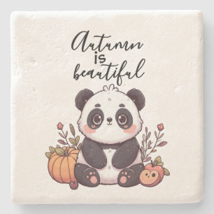 Autumn stone coaster