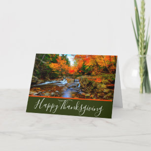 Autumn stream card