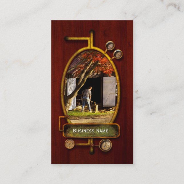 Autumn - Strike a cord Business Card (Front)