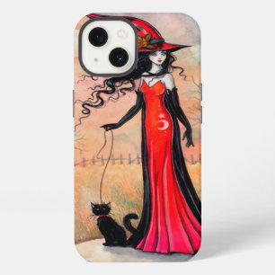 Autumn Stroll Halloween Witch Fantasy Art iPhone 13 Case