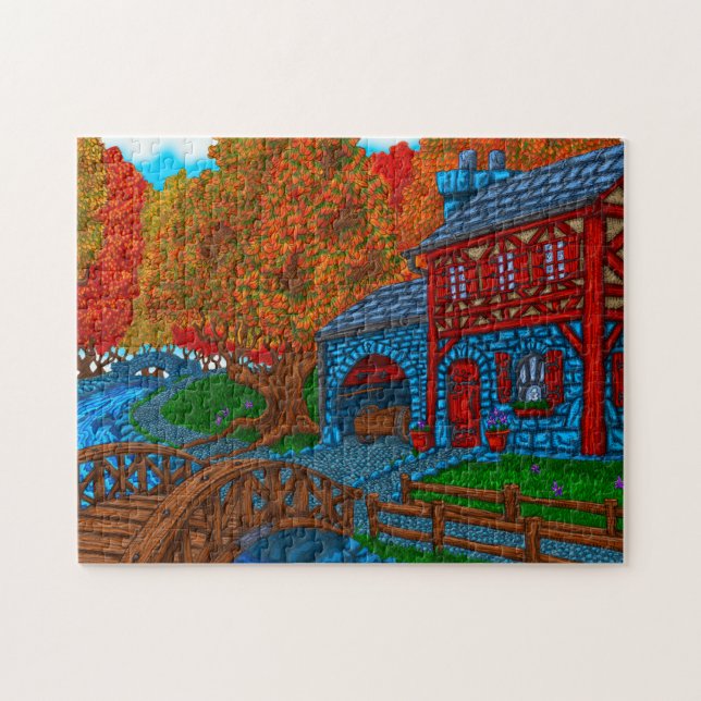 Autumn Stroll Jigsaw Puzzle (Horizontal)