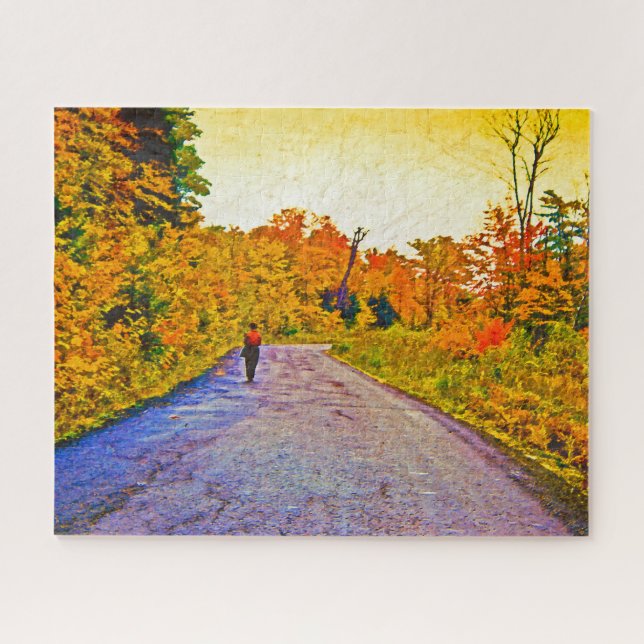 Autumn Stroll Jigsaw Puzzle (Horizontal)