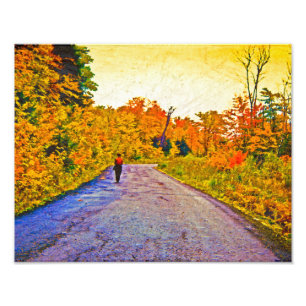 Autumn Stroll Photo Print