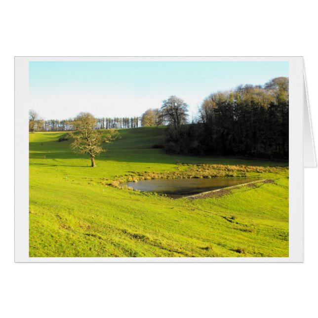 Autumn sun in Somerset card (Front Horizontal)