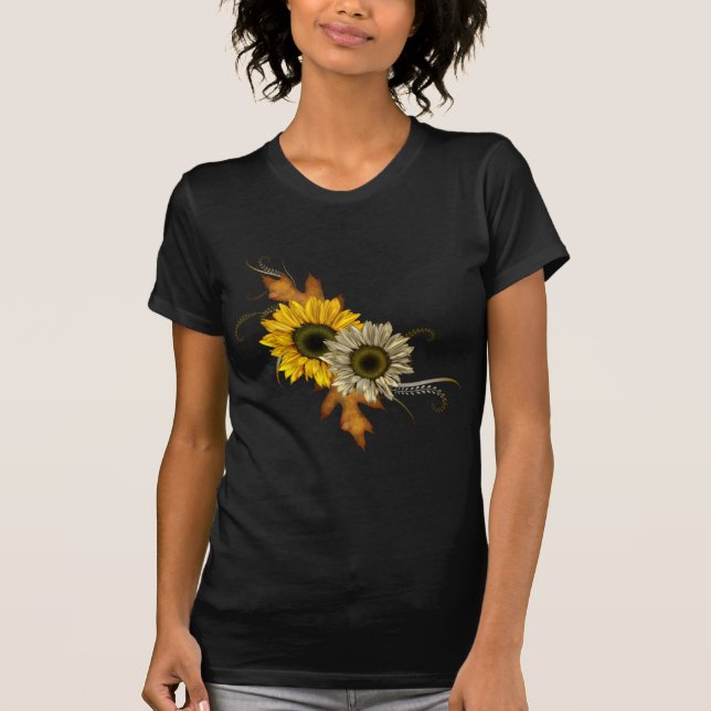 Autumn Sunflowers T-Shirt (Front)
