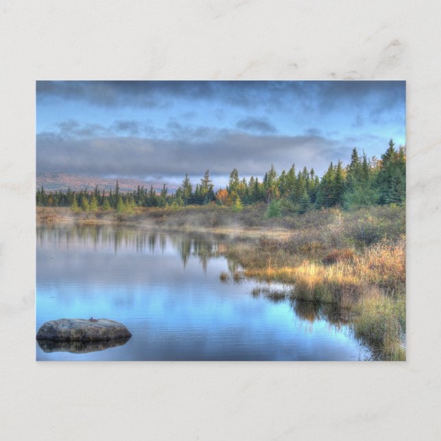 Autumn Sunrise at Moosehead Lake Maine Postcard (Front)