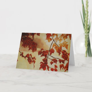Autumn Sunrise Greeting Card Artist Alison Galvan