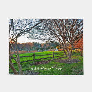 Autumn Sunset by Shirley Taylor Doormat