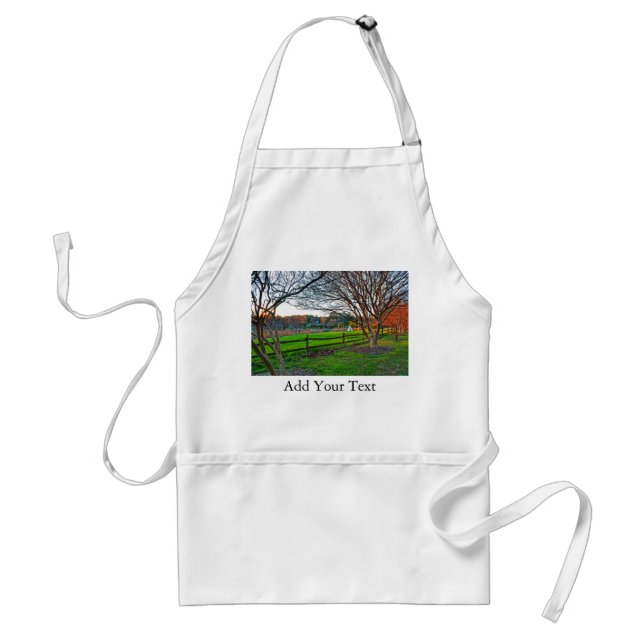 Autumn Sunset by Shirley Taylor Standard Apron (Front)