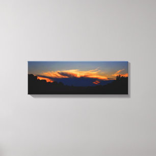 Autumn Sunset Canvas Print