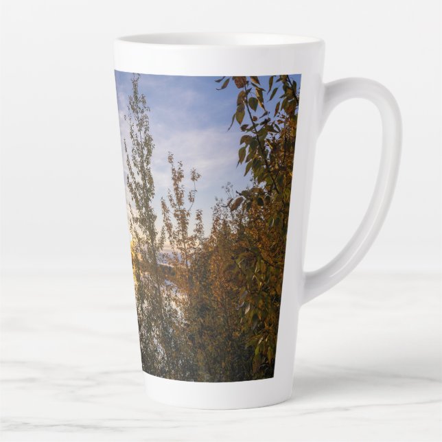 Autumn sunset latte mug (Right)