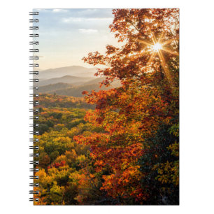 Autumn Sunset North Carolina Notebook