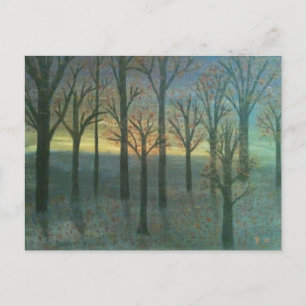 Autumn Sunset Postcard