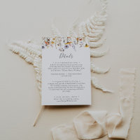 Autumn Sunshine Elegant Wildflower Wedding Details