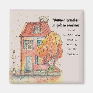 Autumn Sunshine Fridge Magnet