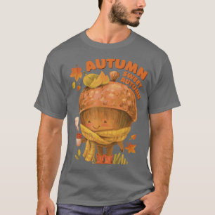 Autumn Sweet Autumn Cute Acorn Fall Season Graphic T-Shirt