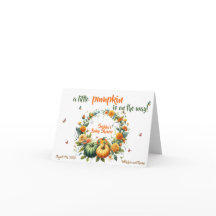 Autumn Sweet Floral Little Pumpkin Baby Shower