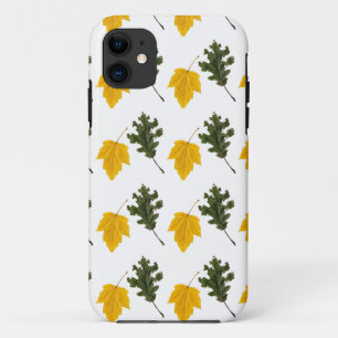 Autumn Symmetry Leaf Pattern Case-Mate iPhone Case