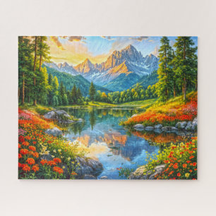 Autumn Symphony. Floral Harmony of Nature. Jigsaw Puzzle