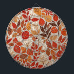 Autumn Tapestry Dartboard<br><div class="desc">Immerse yourself in the vibrant beauty of autumn with this captivating design, featuring a mesmerizing pattern of falling leaves. The intricate details and rich textures capture the essence of the season, inviting you to embrace the warmth and wonder of nature's transformation. Did you know? The brilliant colors of autumn leaves...</div>