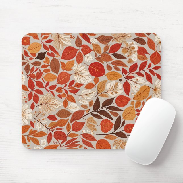 Autumn Tapestry Mouse Pad (With Mouse)
