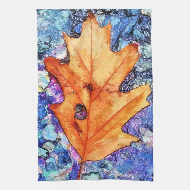 AUTUMN TEA TOWEL (Vertical)