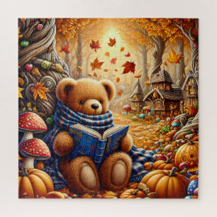Autumn Teddy Bear Puzzle