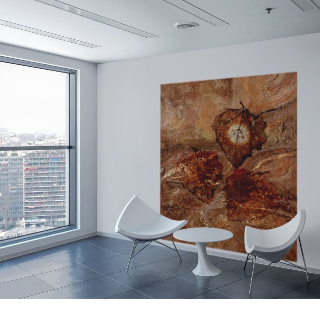 Autumn Terracotta Orange Sunset Tapestry (Creator Uploaded)