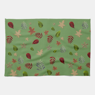 autumn ,the third season tea towel