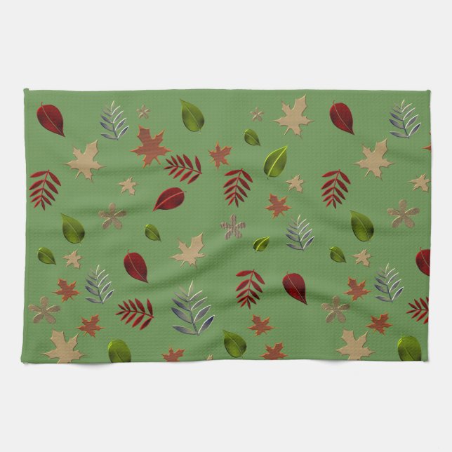 autumn ,the third season tea towel (Horizontal)