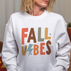 AUTUMN THEMED FALL VIBES SWEATSHIRT