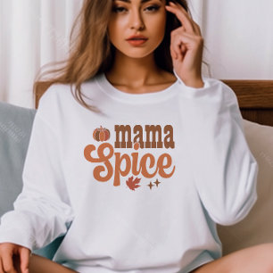 AUTUMN THEMED RETRO SPICE MAMA PUMPKIN SWEATSHIRT