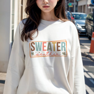AUTUMN THEMED RETRO SWEATER WEATHER